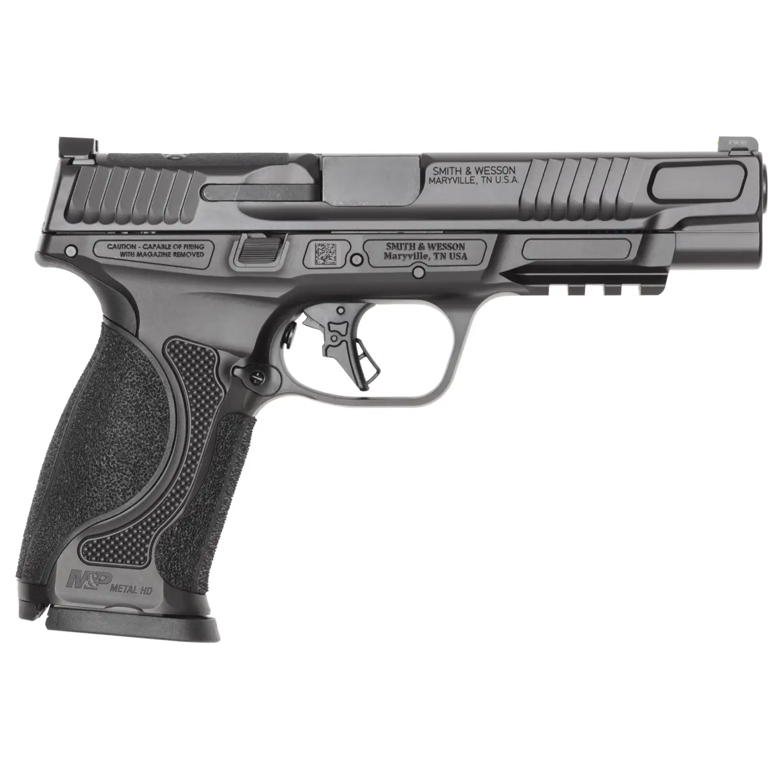 SMITH & WESSON M&P 9 M2.0 METAL HD 9MM PISTOL 5" NTS BLACK 2-17RD MAGS
